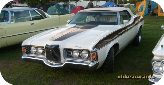1971 Mercury Cougar Convertible Coupe front